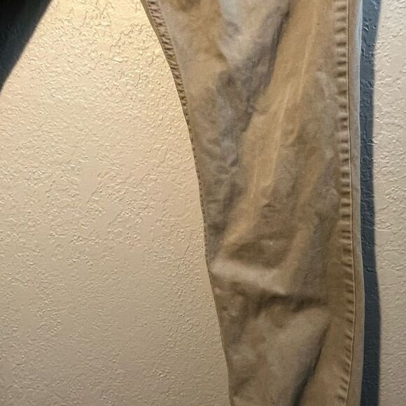 Y2K Classic Levi's 511 Tan Chinos Pants Straight Leg Tapered Retro Premium 36X30 - Picture 3 of 9